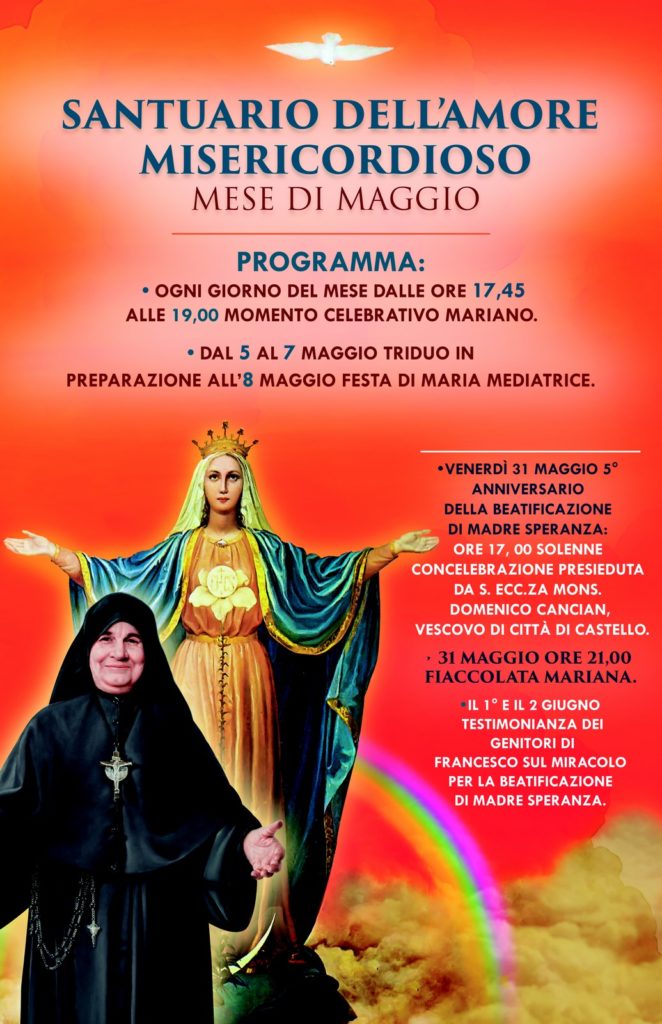 5° anniversario della Beatificazione di Madre Speranza