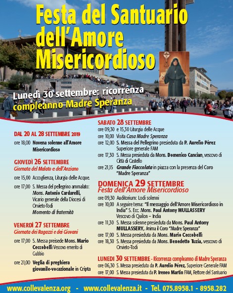 Festa AM 20-30 settembre 2019